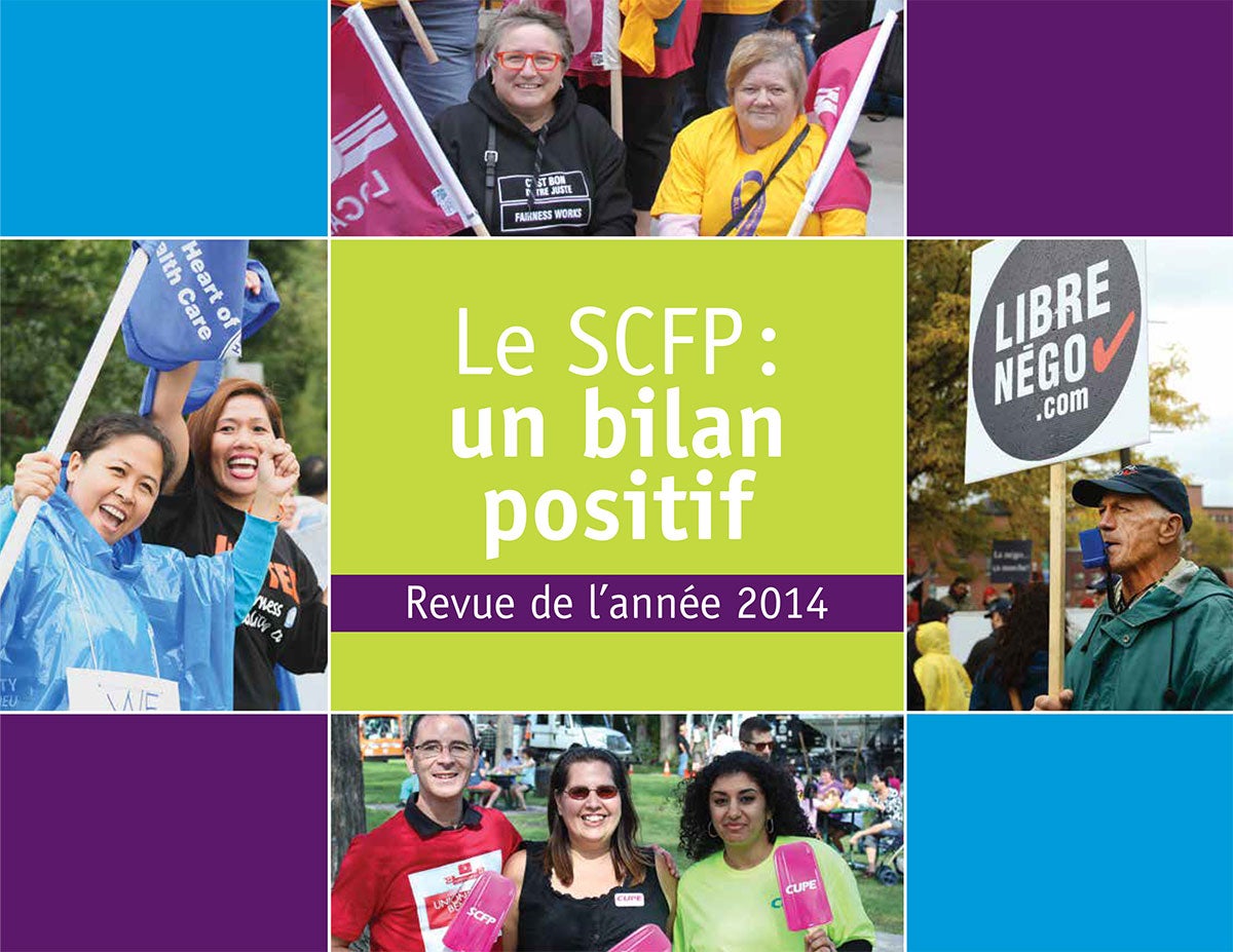 Le SCFP : un bilan positif - revue de l’année 2014