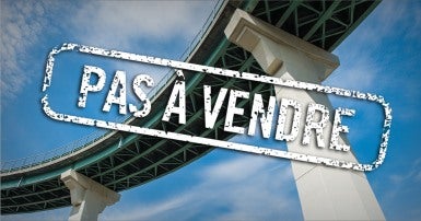 Pas à vendre!