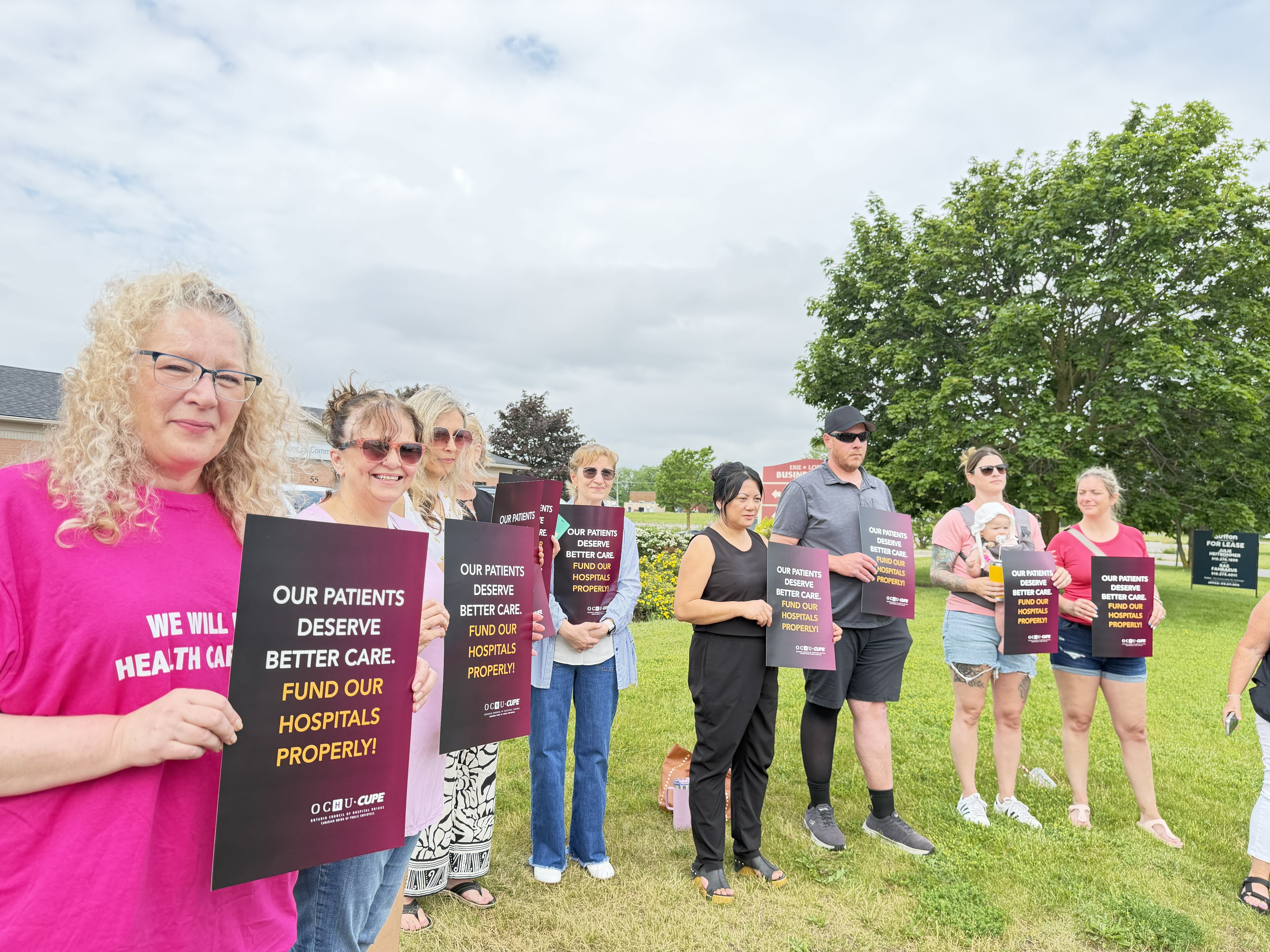 OCHU rally in Stratford