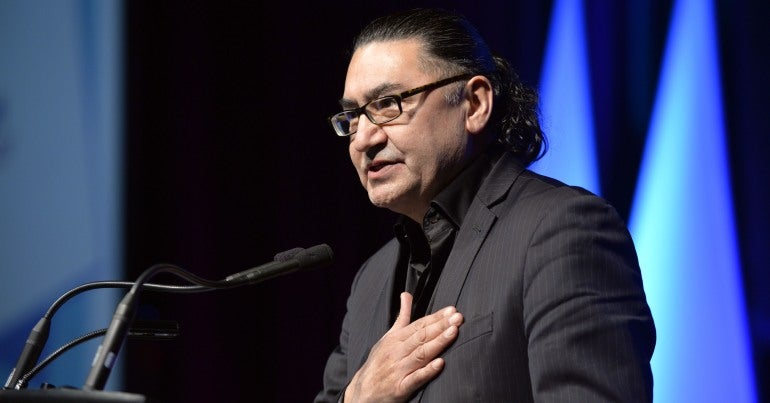 NDP Member of Parliament Romeo Saganash at the CUPE Human Rights Conference 2015