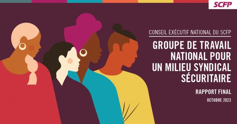 Groupe de travail national pour un milieu syndical sécuritaire : Rapport final 