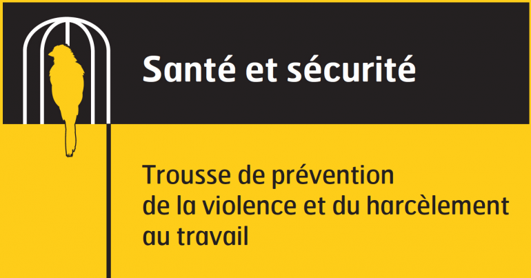 Couverture du Trousse de violence au travail