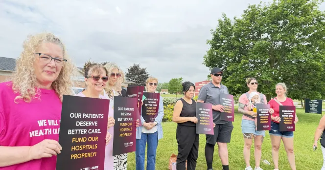 OCHU rally in Stratford