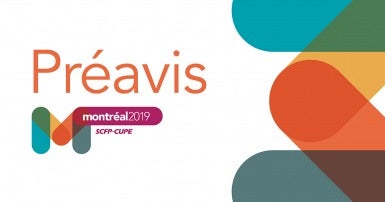 Congrès national 2019 Préavis