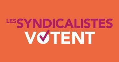 Les syndicalistes votent