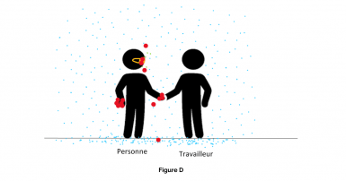 dans l’air. Figure D – Le port du masque comme principe d’hygiène