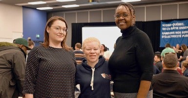 Photo of CUPE Quebec members at the symposium