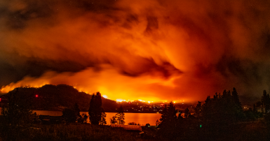 L'incendie de forêt de l'Okanagan 2023