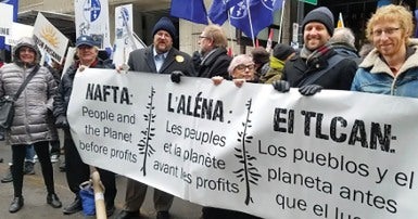 NAFTA Protesters