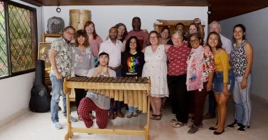 Photo of Berenice Celeita Alayon with international allies