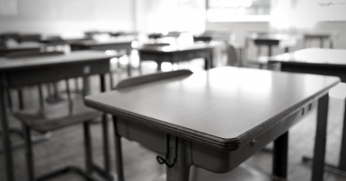 Empty classroom