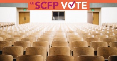 Éducation postsecondaire: Le SCFP vote
