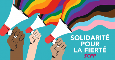 Affiche Solidarité pour la fierté
