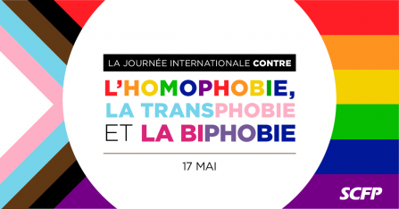 Journée internationale contre l’homophobie, la transphobie et la biphobie