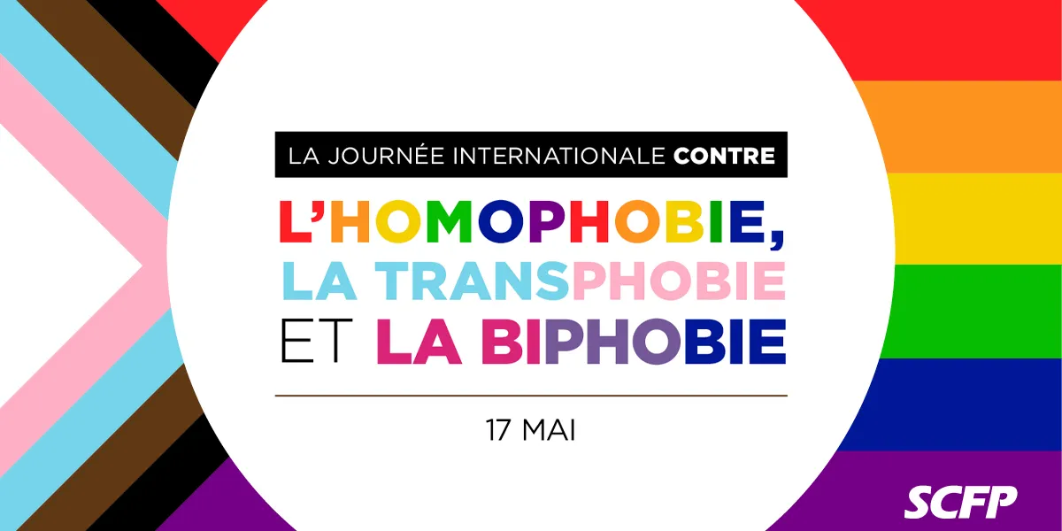 Journée internationale contre l’homophobie, la transphobie et la biphobie