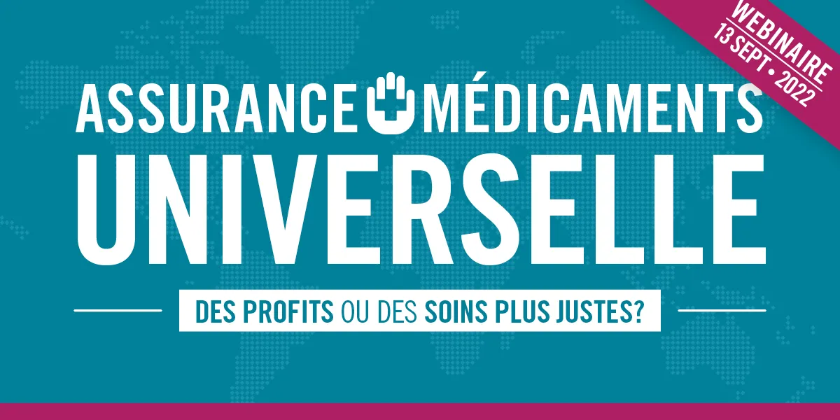 Webinaire sur l'assurance-médicaments