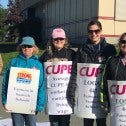 CUPE 441 members on strike
