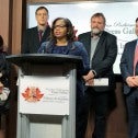 CUPE speaks at press conference in Ottawa