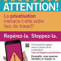 Affiche Les signes avant coureurs de la privatisation