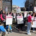 Nova Scotia education workers rally for a fair collective agreement