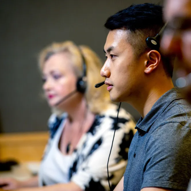Call centre workers