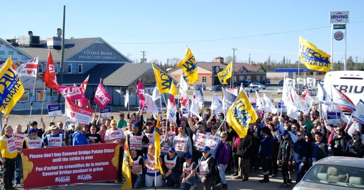 Take action - Support striking Covered Bridge Chips workers