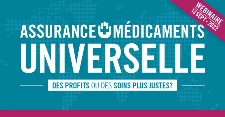 Webinaire sur l'assurance-médicaments