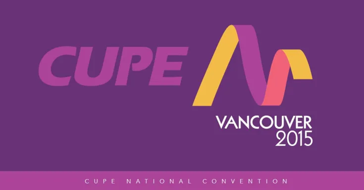 CUPE National Convention 2015 banner