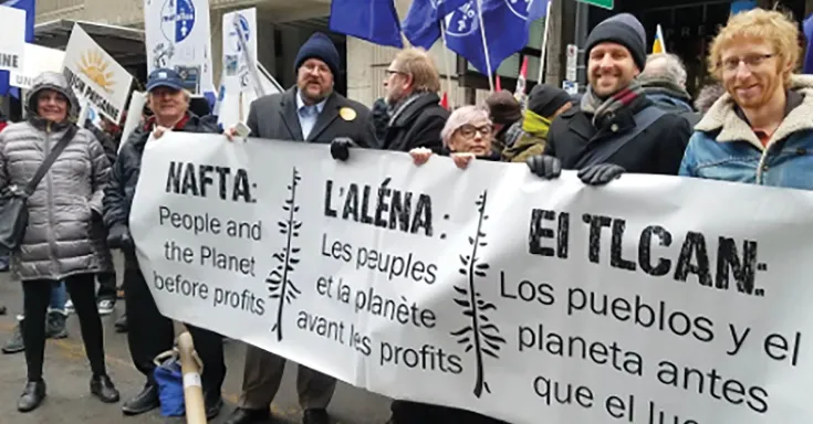 NAFTA Protesters