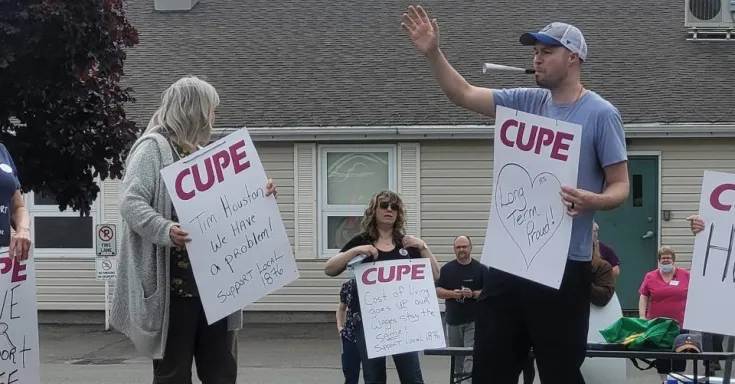 Long-term care workers rally in Nova Scotia