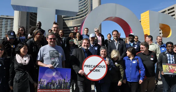 No to precarious work