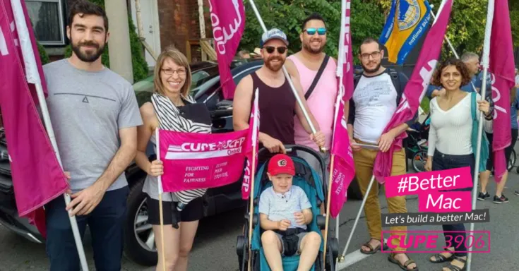CUPE 3906 members