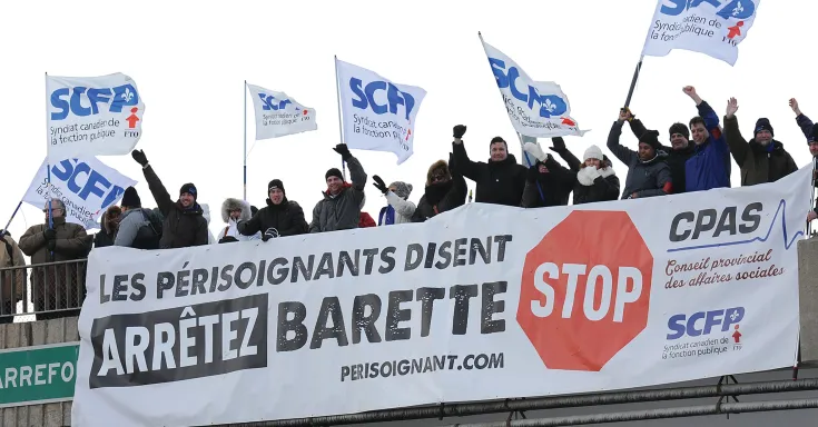 Défendre les services publics de santé - Santé : faits saillants du SCFP en 2015