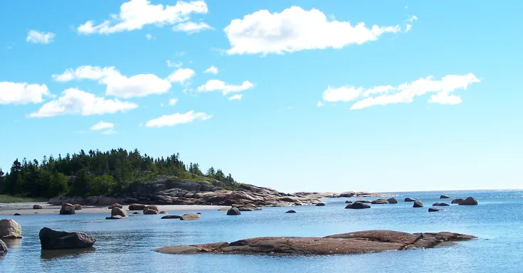 Une vue de Baie-Trinité