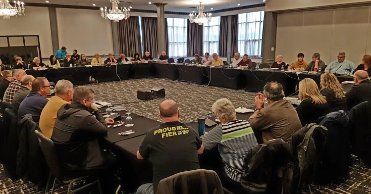 Bargaining team photo