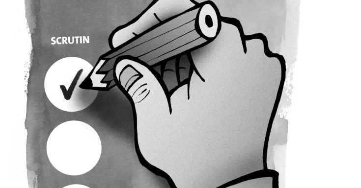 caricature - scrutin