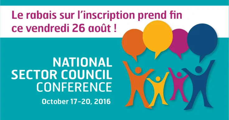 Le rabais sur l’inscription prend fin ce vendredi 26 août !