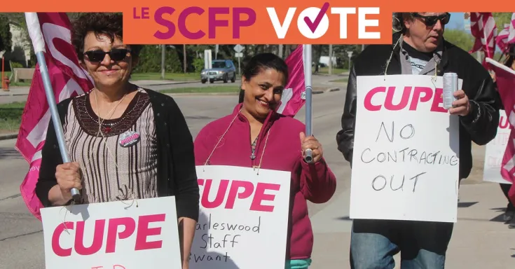 Bons emplois : Le SCFP vote