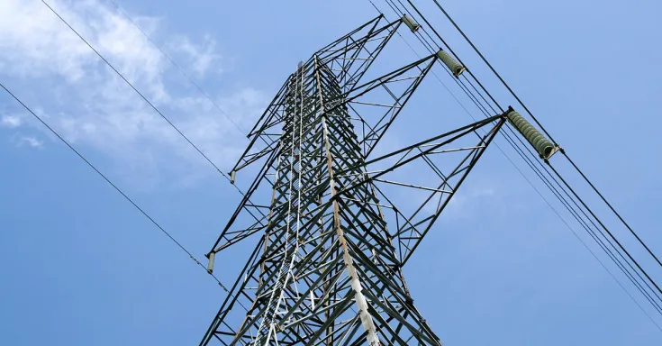 Power lines in Ontario