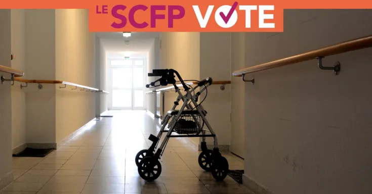 Soins de longue durée : Le SCFP vote