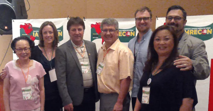 CUPE delegation at the Inter-American regional congress (IAMRECON) of Public Services International (PSI), in Mexico City, 20-24 April.