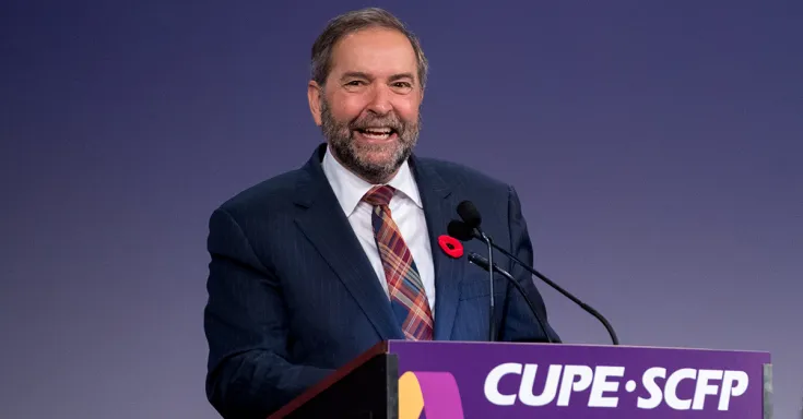 Tom Mulcair, leader of the New Democratic Party of Canada