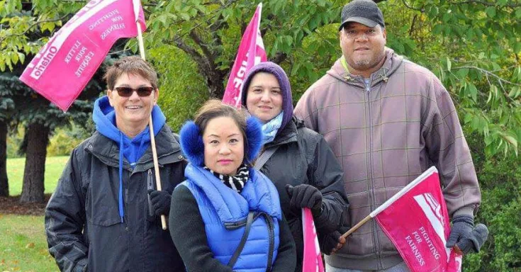 Peel CAS strike Nov 2016
