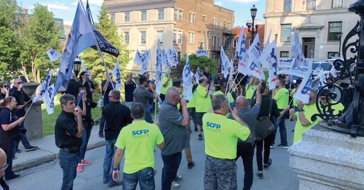 CUPE members in the transit sector
