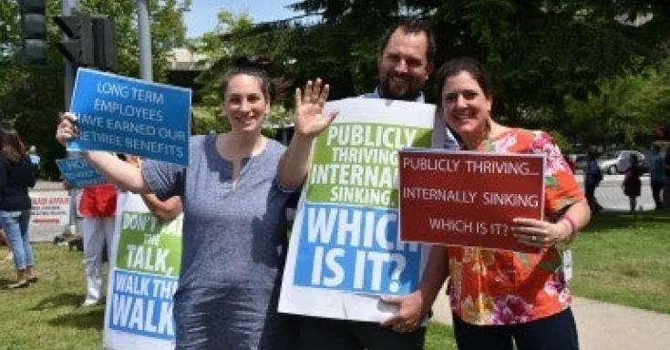 Pacific Blue Cross Protest June 2017