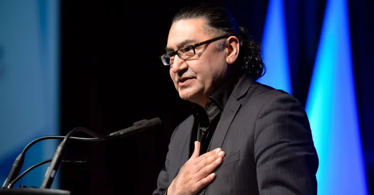 NDP Member of Parliament Romeo Saganash at the CUPE Human Rights Conference 2015