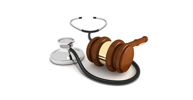 Stethascope and gavel