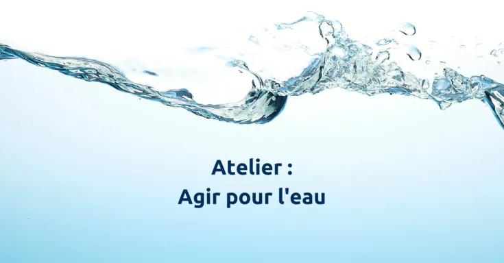 Atelier : Agir pour l'eau