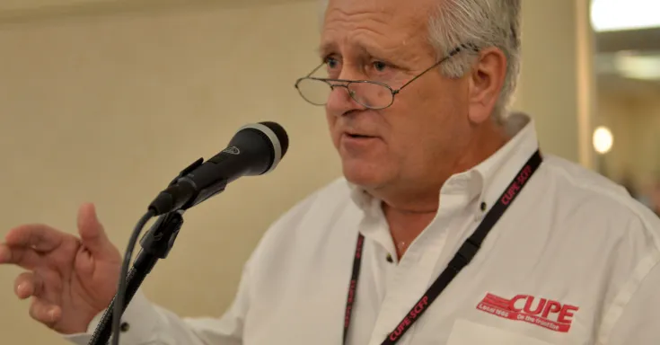 Wayne Lucas, CUPE NL president