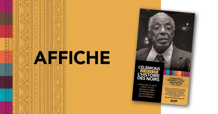 Affiche du Mois de l'histoire des Noirs 2022